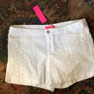 Lilly Pulitzer eyelet shorts